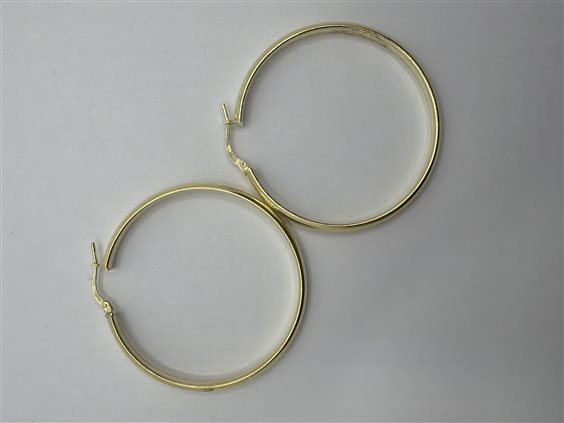 Orecchini Domar Donna Cerchi argento 925 lisci in Argento ORAR-460-280 - ORAR-460-280